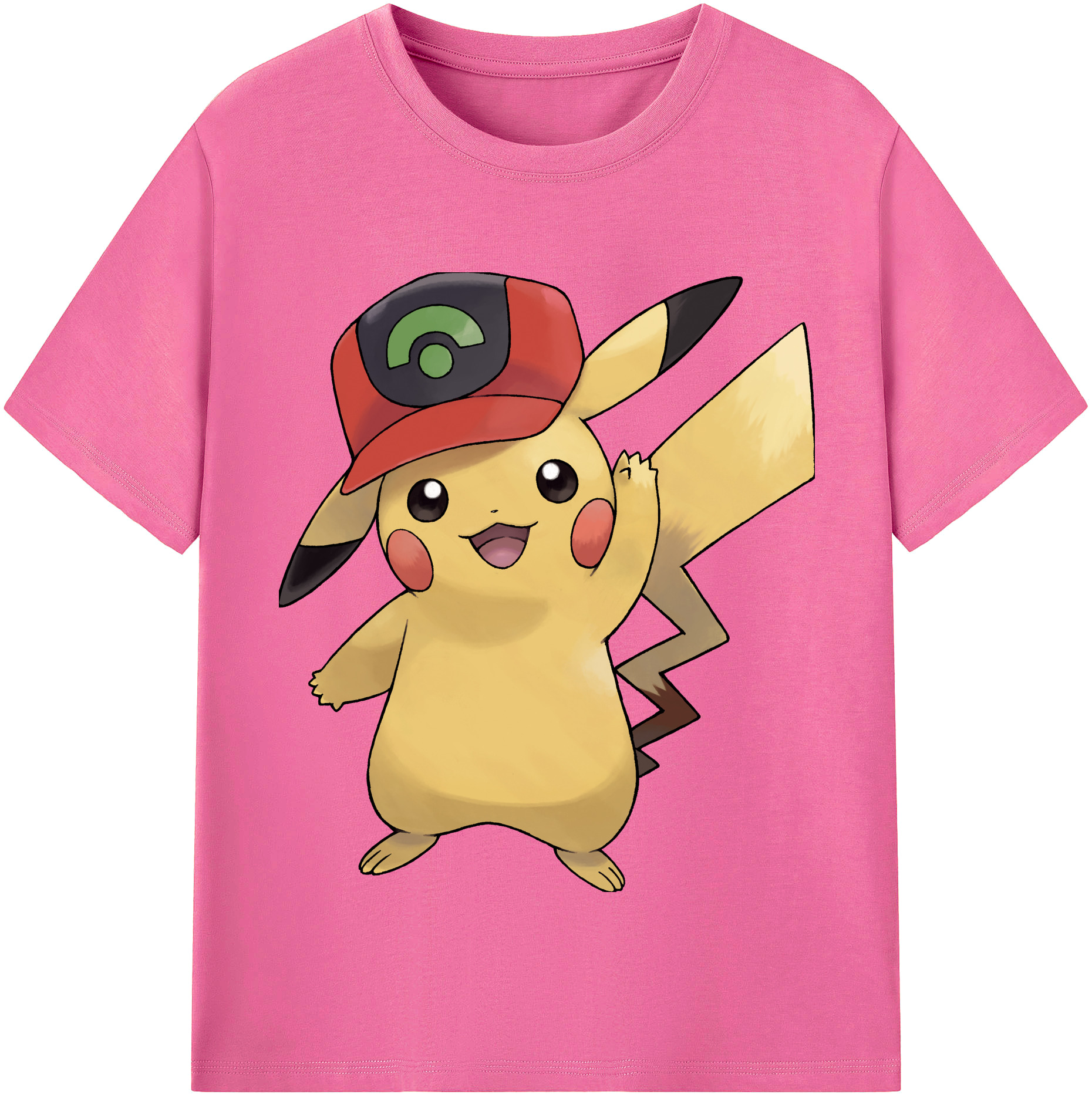 （画像用） ポケットモンスター Pokémon レディースカジュアルプリントTシャツ（綿100％）